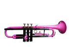 New Trumpet  Pink Black Brass Finish Bb Keys  Free Hard Case