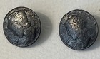 Dime Coin Vintage Buttons Handmade Real Mercury Silver For Sewing Crafts Lot 10