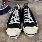 Vintage Converse Jack Purcell Tennis Shoes Black Sz W 6 5 M 5 Made In Usa