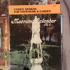 Macrame Splendor Lot West Pattern Book Owl Frog Chair Plant Hangers Home Crafts