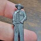 Texas Jaycee Circa 1970 s Pewter The Duke John Wayne Cowboy  Lapel Pin   