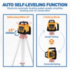 500m Self-leveling Red Laser Level Kit 360 Rotating Rotary With Tripod   Staff