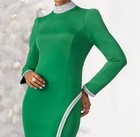 18w Plus Ashro Green Formal Wedding Church Party Marlena Sheath Dress Silvertone
