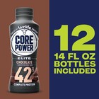 Core Power Elite High Protein Shake  Chocolate  42g Bottle  14oz  12 Pack