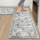 Anti Fatigue Kitchen Rugs Sets Of 2 Cushioned Kitchen Mats For Floor Waterpro   