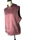 Adidas Cold rdy Women s Hooded Vest Xl Performance Golf Vest Mauve Pink