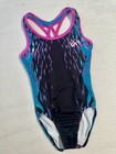 Simone Biles Gk Elite Leotard Gymnastics Pink Sequin Bling Strappy Back Tank Cl