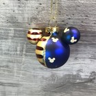 Disney Parks Christmas Ornament Set Of 6 Patriotic Usa Mickey Mouse Ears