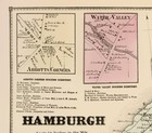 Historic City Map - Hamburgh New York - Stone 1866 - 23 X 26 15