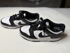 Nike Dunk Low Gs White Black Panda Sneakers Youth Size 7y Cw1590-100 Shoes