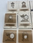 Vintage Lot Of  12  Diamond Match Div   old Timepieces  Matchbooks Matches Full