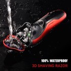 Men s Razor Rotary Waterproof Electric Shaver Pop-up Trimmer Wet Dry Cordless Us