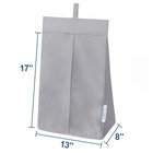 Hanging Diaper Caddy  Diaper Organizer   Holder  Grey