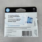 Genuine Hp 65 Black Ink Cartridge     New Factory Sealed Exp Sep 2027