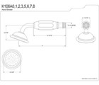 Kingston Brass K106a1 Victorian Hand Shower Head  Polished Chrome
