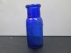 Antique 2 3 4  Colbalt Blue Bromo-seltzer Apothocary Bottle
