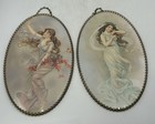 Vintage Anheuser-busch Four Seasons Maud Humphrey Framed Victorian Women