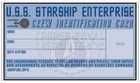 Star Trek National Fan Club Membership Card - Vintage Fantasy