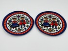 Vintage German dutch austrian Print Folk Art Doily Coasters Lot Of 10 Coffee Tea