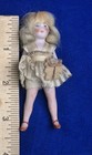 Beautiful Antique 1920s All Bisque Girl Doll Miniature Dollhouse Germany 