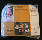 The Creative Circle Felt Ornament Kit 2105 Fantasy Ornaments Makes 6 New 