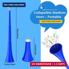 Stadium Horn Vuvuzelas Soccer Noisemakers Collapsible Blow Trumpet Horns