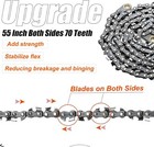 Rope Saw 55 Inch High Limb Rope Saw With 70 Sharp Teeth  Rope Saw Tree Saw High 