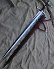Hand Forged Carbon Steel Viking Sword Sharp Battle Ready Medieval Sword scabbard