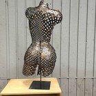 Metal Wall Art Abstract Sculpture Torso Home Decor By Holly Lentz
