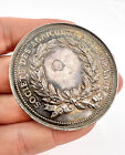 Vintage Sterling Silver Societe Des Agriculteurs De France Medallion Coin 77g