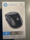 Hp X3000 G2 Wireless Mouse Blue Led 2 4ghz Wireless  28y30aa  New Sealed
