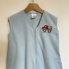 Halo Sleep Sack Wearable Blanket Big Kids Sz 2-3t  25-40 Lbs Light Blue Fleece