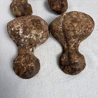 Antique Vintage Ornate Cast Iron Ball   Claw Foot Bath Tub Feet Lot Of 4