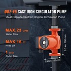 1  70w Electric Hot Water Recirculating Pump 23 Gpm 16 Ft Lift