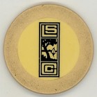 1922 Lake Shore Country Club Chicago Ill  C s Crest   Seal Poker Chip Vg