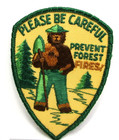 Vintage Smokey Bear Please Be Careful Prevent Forest Fires Patch Forestry Dept