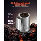 Socket Set 86 Pieces 3 8 1 2in Drive Socket And Ratchet Set With Ratchet Wrench