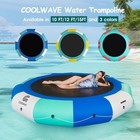 Coolwave Inflatable Water Trampoline For Lake Pool Ocean 12ft    Floating