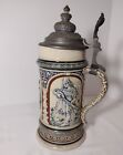 German Beer Stein Stamped 1146 H  Germany 10  Tall 