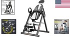 Inversion Table For Back Pain  300lb Capacity Heavy Duty Gravity Adjustable Belt