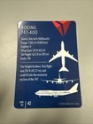 Delta Air Lines Pilot Trading Card 42 Boeing B747-400 Card 2016 Rare 
