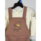 Disney Baby Winnie The Pooh 2 Piece Overall Outfit 24m Nwt