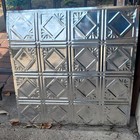 Acp Metal Silver Art Deco Pressed Ceiling Tin Tile Panel Unfinished  19