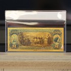 100mg 24k Gold - 1875  1000 Dollars National Currency Banknote With White Coa