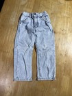 Rare Vintage Oshkosh B   gosh Railroad Pinstripe Pants Talon 42 Zipper Sz Kids 4r