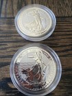  2  1 Ounce Silver Brittania   s