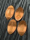 Modern Marvels Uncirculated Elongated Copper Penny Set Of 4 Retired Private Roll