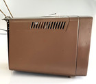    vintage 1950s Ge Portable Tv W  Rabbit Ears     Mid Century Prop Decor   