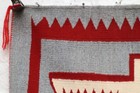 Antique Navajo Rug Native American Indian Weaving 29x26 Textile Vintage