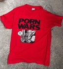 Vintage 80   s Frank Zappa Porn Wars T-shirt Size Xl Double Sided Spring Ford Usa